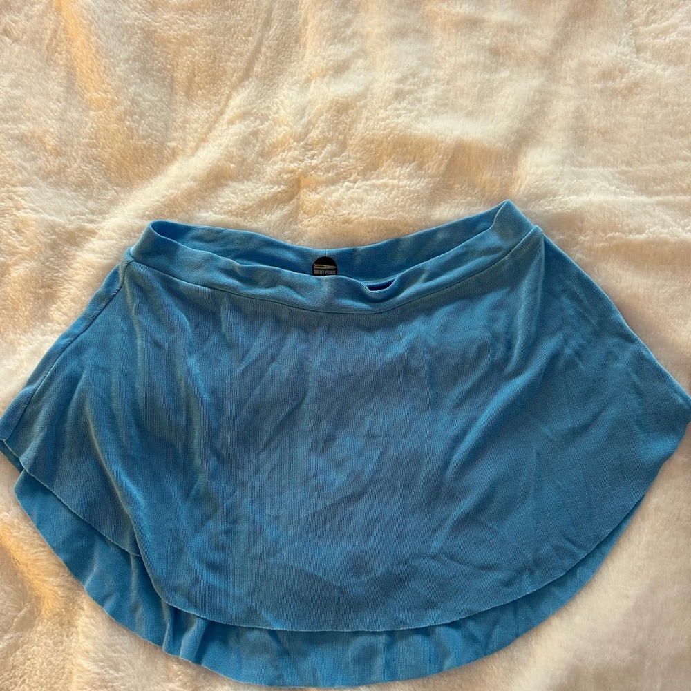 Blue bullet points ballet skirt!